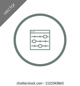 browser icon - illustration