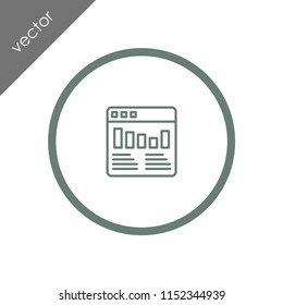 browser icon - illustration