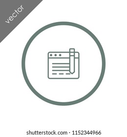 browser icon - illustration