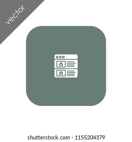 browser icon - illustration