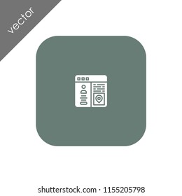 browser icon - illustration