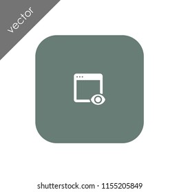browser icon - illustration