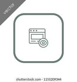 browser icon - illustration