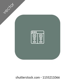 browser icon - illustration