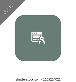 browser icon - illustration