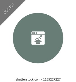browser icon - illustration