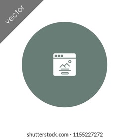 browser icon - illustration