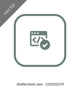 browser icon - illustration