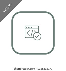 browser icon - illustration