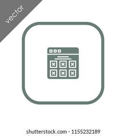 browser icon - illustration