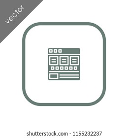 browser icon - illustration