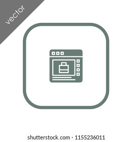 browser icon - illustration