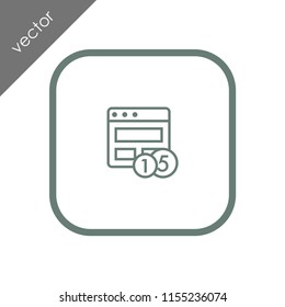 browser icon - illustration