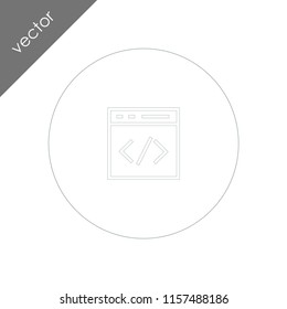 browser icon - illustration