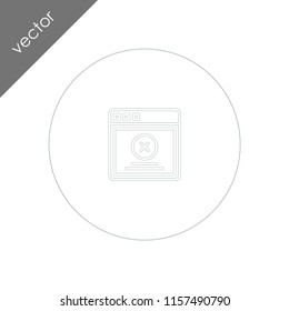 browser icon - illustration