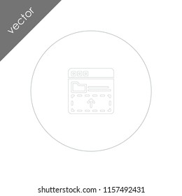 browser icon - illustration