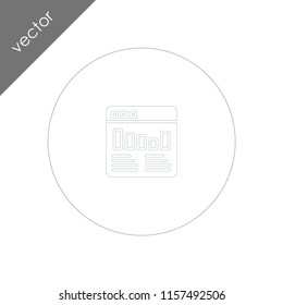 browser icon - illustration