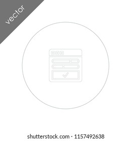 browser icon - illustration