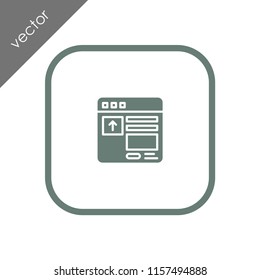 browser icon - illustration