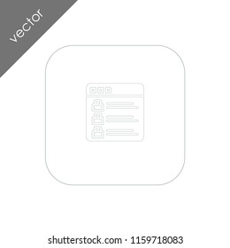browser icon - illustration