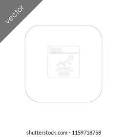 browser icon - illustration