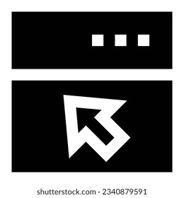 Browser icon. Internet technology concept. Icon in line style