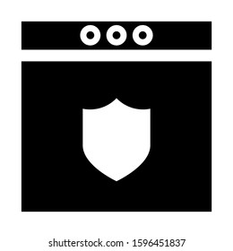 browser icon isolated sign symbol vector illustration - high quality black style vector icons
