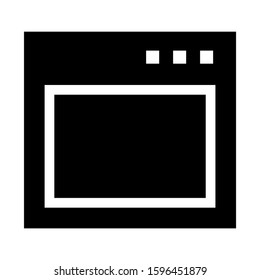 browser icon isolated sign symbol vector illustration - high quality black style vector icons
