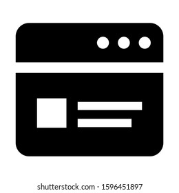 browser icon isolated sign symbol vector illustration - high quality black style vector icons
