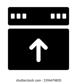browser icon isolated sign symbol vector illustration - high quality black style vector icons
