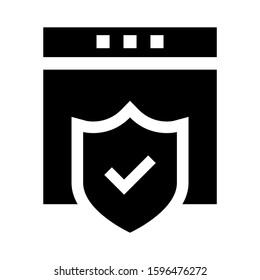 browser icon isolated sign symbol vector illustration - high quality black style vector icons
