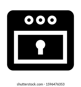 browser icon isolated sign symbol vector illustration - high quality black style vector icons
