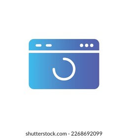 icono del navegador con vektor aislado y fondo transparente.