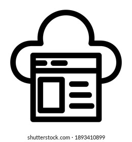 browser icon or logo isolated sign symbol vector illustration - high quality black style vector icons
