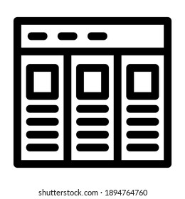 Browser-Symbol oder Logo einzeln auf Zeichen, Vektorgrafik - hochwertige Vektorsymbole in schwarzem Stil
