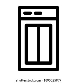Browser-Symbol oder Logo einzeln auf Zeichen, Vektorgrafik - hochwertige Vektorsymbole in schwarzem Stil
