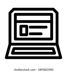browser icon or logo isolated sign symbol vector illustration - high quality black style vector icons
