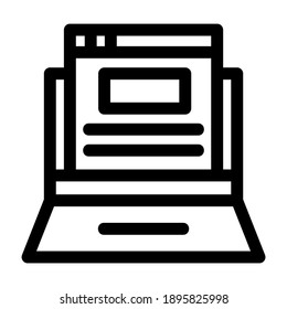 browser icon or logo isolated sign symbol vector illustration - high quality black style vector icons
