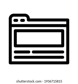 icono de navegador o logotipo símbolo de signo aislado ilustración vectorial - iconos vectoriales de estilo negro de alta calidad
