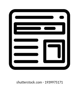 browser icon or logo isolated sign symbol vector illustration - high quality black style vector icons
