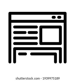 icono de navegador o logotipo símbolo de signo aislado ilustración vectorial - iconos vectoriales de estilo negro de alta calidad
