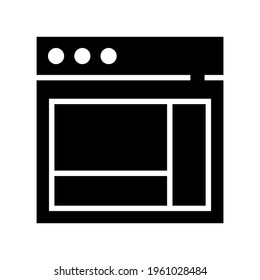 browser icon or logo isolated sign symbol vector illustration - high quality black style vector icons

