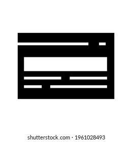 browser icon or logo isolated sign symbol vector illustration - high quality black style vector icons
