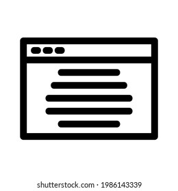 icono de navegador o logotipo símbolo de signo aislado ilustración vectorial - iconos vectoriales de estilo negro de alta calidad
