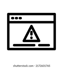 browser icon or logo isolated sign symbol vector illustration - high quality black style vector icons
