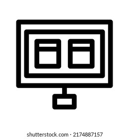browser icon or logo isolated sign symbol vector illustration - high quality black style vector icons
