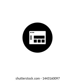 browser icon sign signifier vector