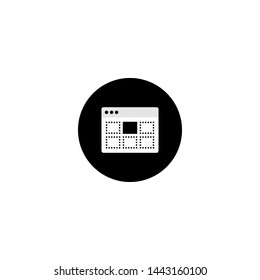 browser icon sign signifier vector