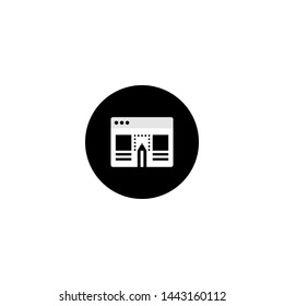 browser icon sign signifier vector