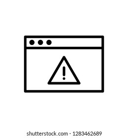 Browser icon. Single high quality browser related icon. Isolated browser symbols in white background. Graphic icons element
